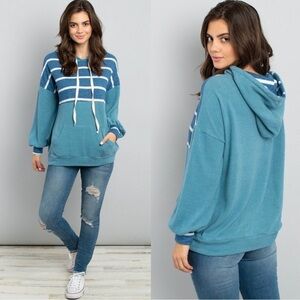 New Blue Hoodie in Size M Cozy Warm